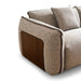 Nukro 3 Seater Sofa-Brown Pan Home