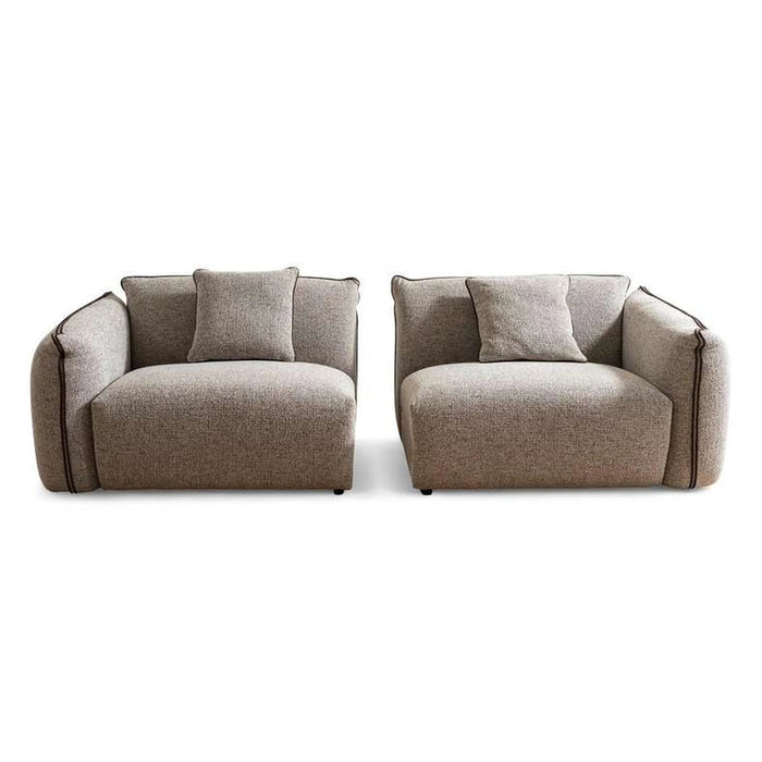 Nukro 3 Seater Sofa-Brown Pan Home