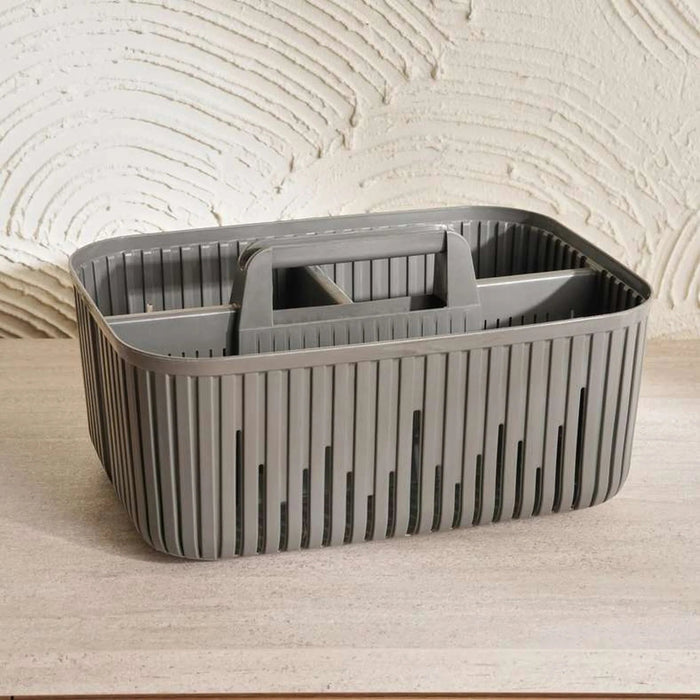 Nyra Multi Purpose Basket W/Handle 31.2X22.8X15.5Cm - Grey Pan Home