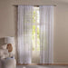 Nysha Lace 2 Piece Curtain Set 150X240Cm - White Pan Home