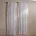 Nysha Lace 2 Piece Curtain Set 150X240Cm - White Pan Home