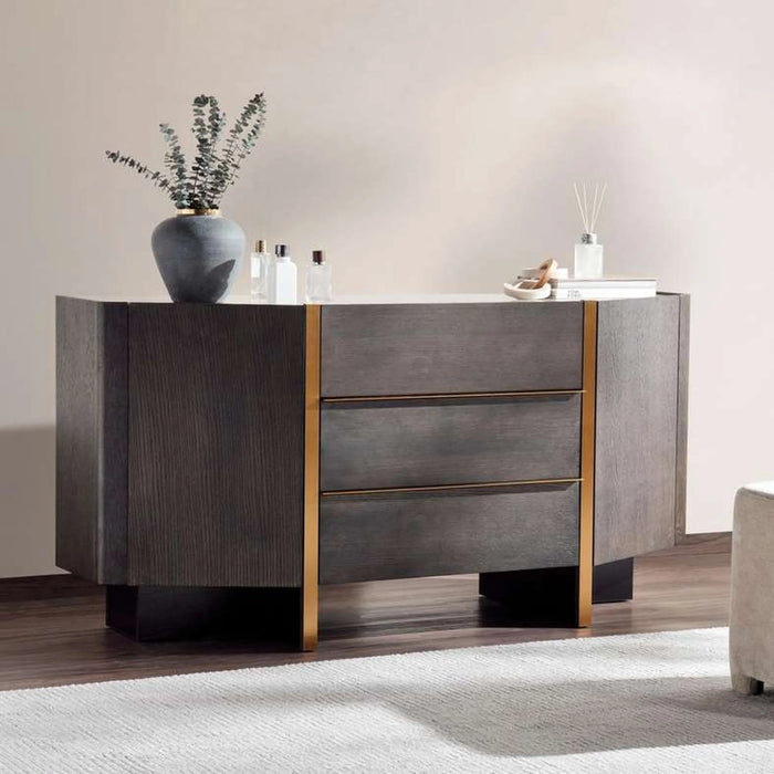 Oakland Dressing Table - Brown