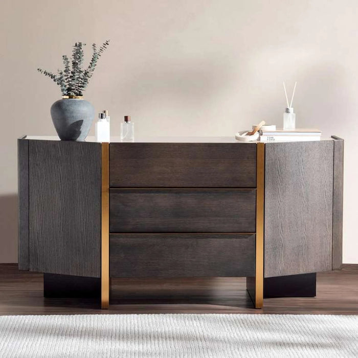 Oakland Dressing Table - Brown