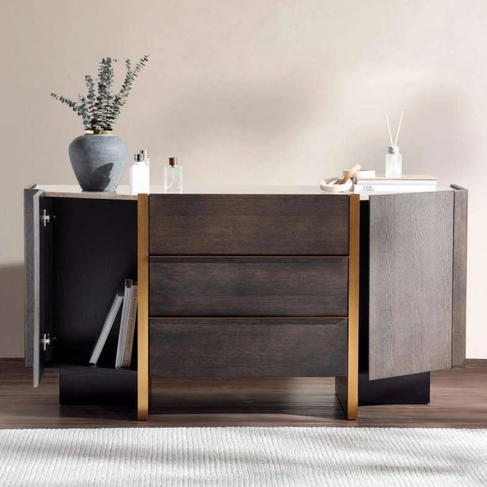 Oakland Dressing Table - Brown