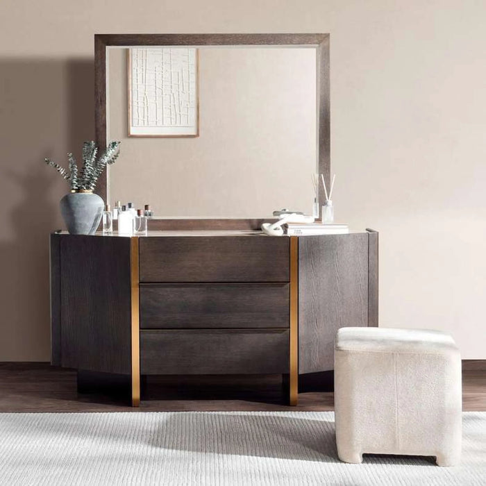 Oakland Dressing Table - Brown