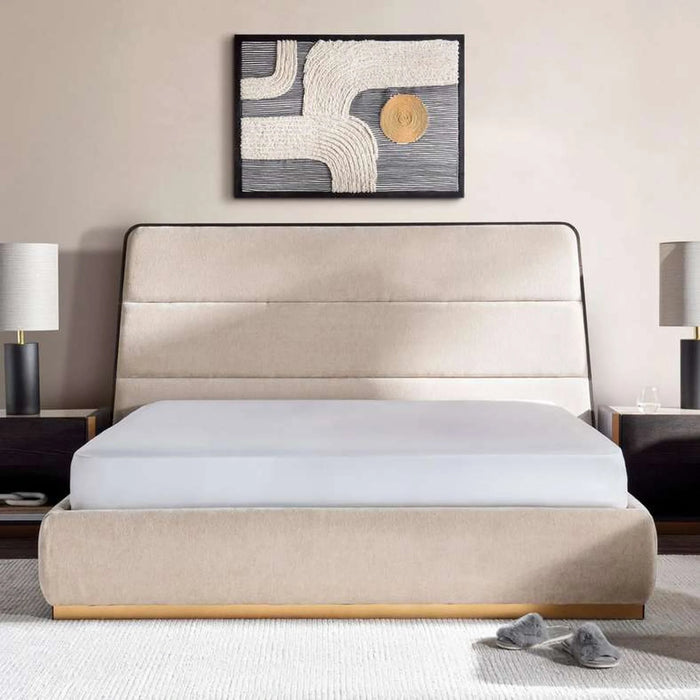 Oakland King Bed 180X200 Cm - White