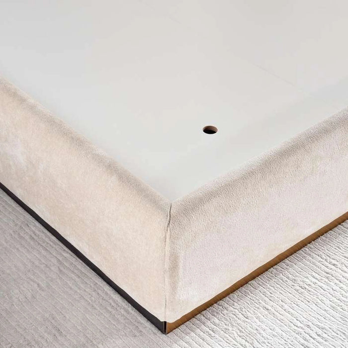 Oakland King Bed 180X200 Cm - White