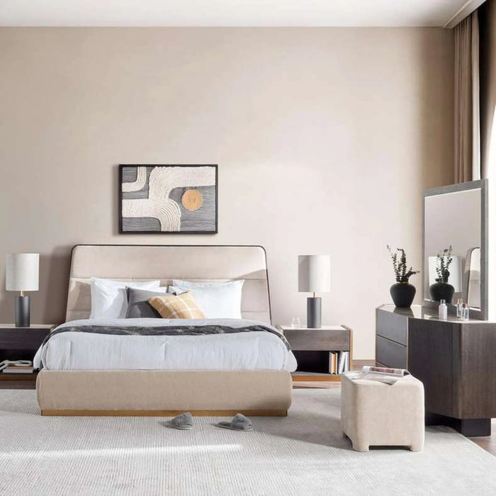 Oakland King Bed 180X200 Cm - White