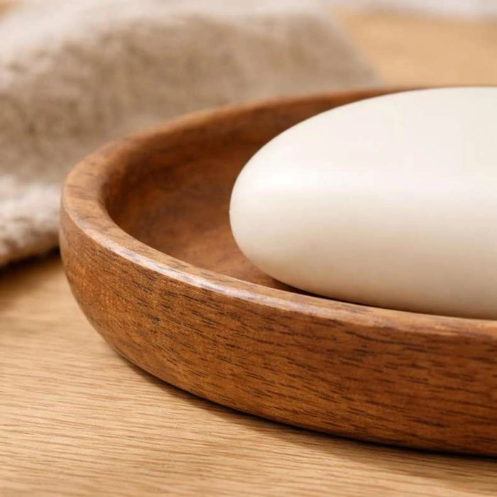 Oakroot Soap Dish 14X9.5X2Cm - Natural Pan Home