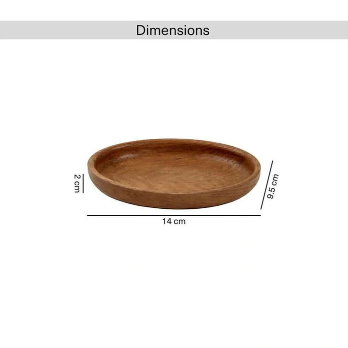 Oakroot Soap Dish 14X9.5X2Cm - Natural Pan Home