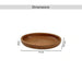 Oakroot Soap Dish 14X9.5X2Cm - Natural Pan Home