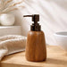 Oakroot Soap Dispenser 7.6X7.6X18.2Cm - Natural Pan Home