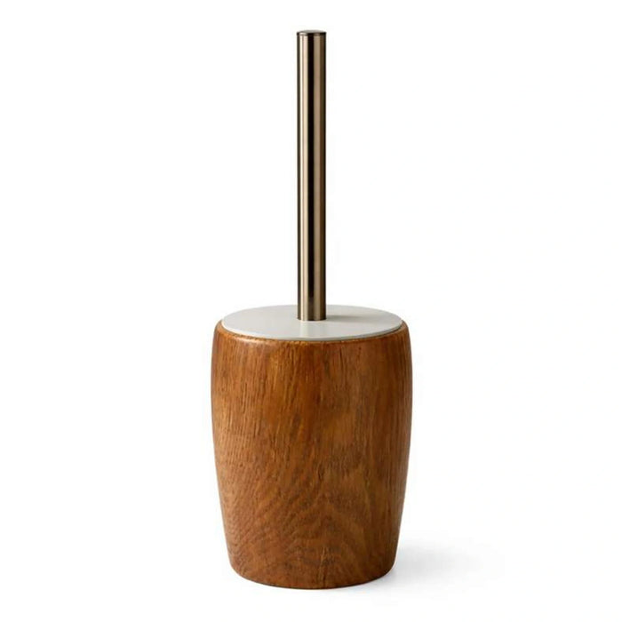 Oakroot Toilet Brush Holder 10X10X25Cm - Natural