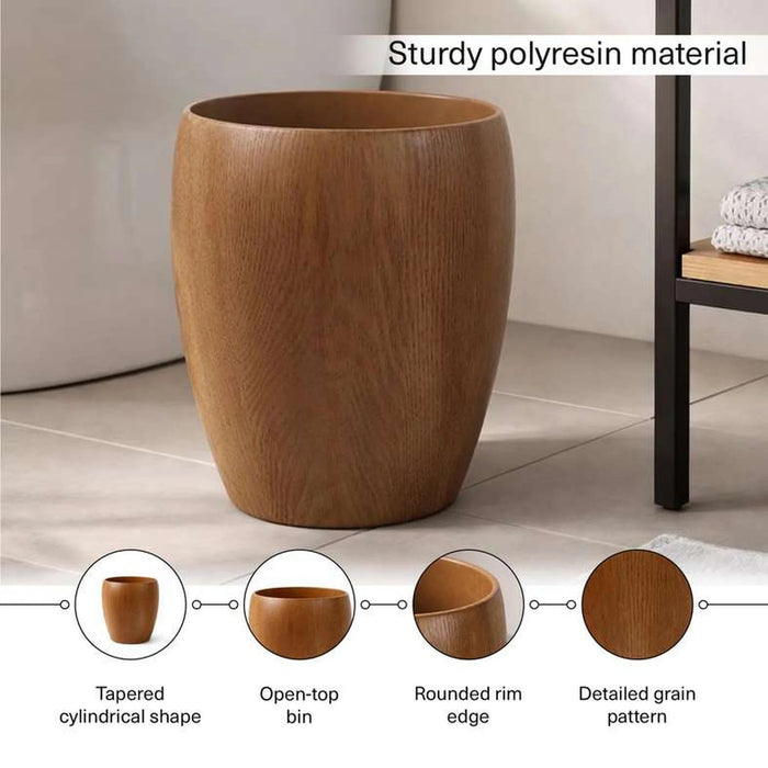 Oakroot Waste Bin 21X21X25Cm - Natural Pan Home