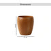 Oakroot Waste Bin 21X21X25Cm - Natural Pan Home