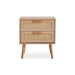 Oaktree Night Stand With 2 Drawer Rattan - Natural Pan Home