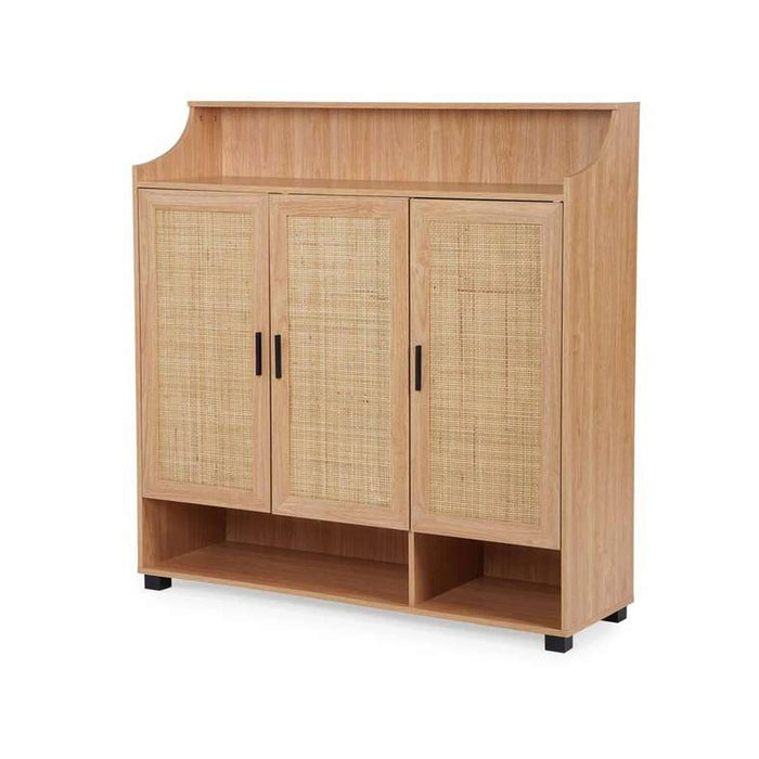 Oaktree Shoe Rack 21 Pairs Rattan - Natural