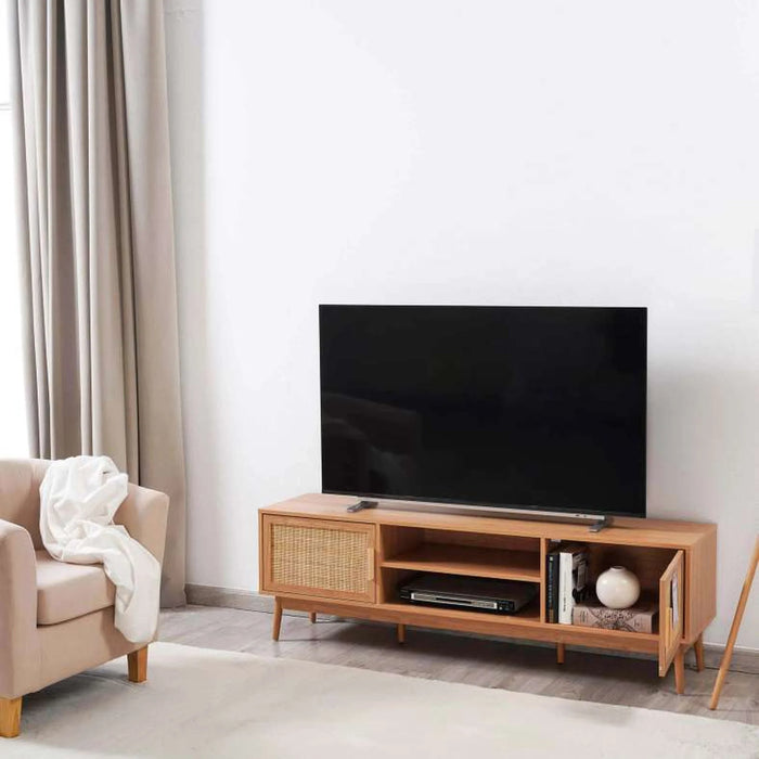 Oaktree Tv Unit Upto 60 Inches Rattan - Natural