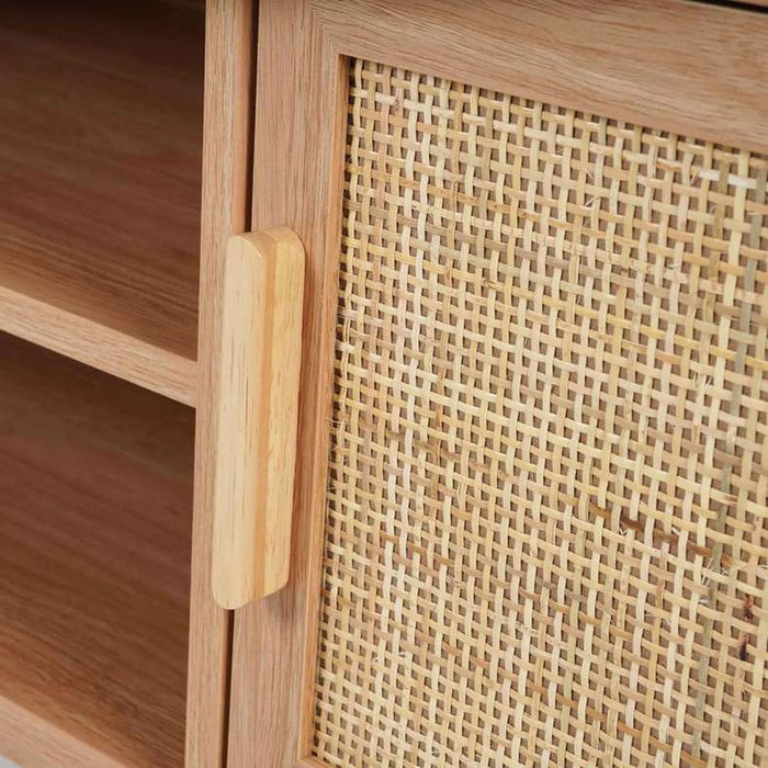 Oaktree Tv Unit Upto 60 Inches Rattan - Natural