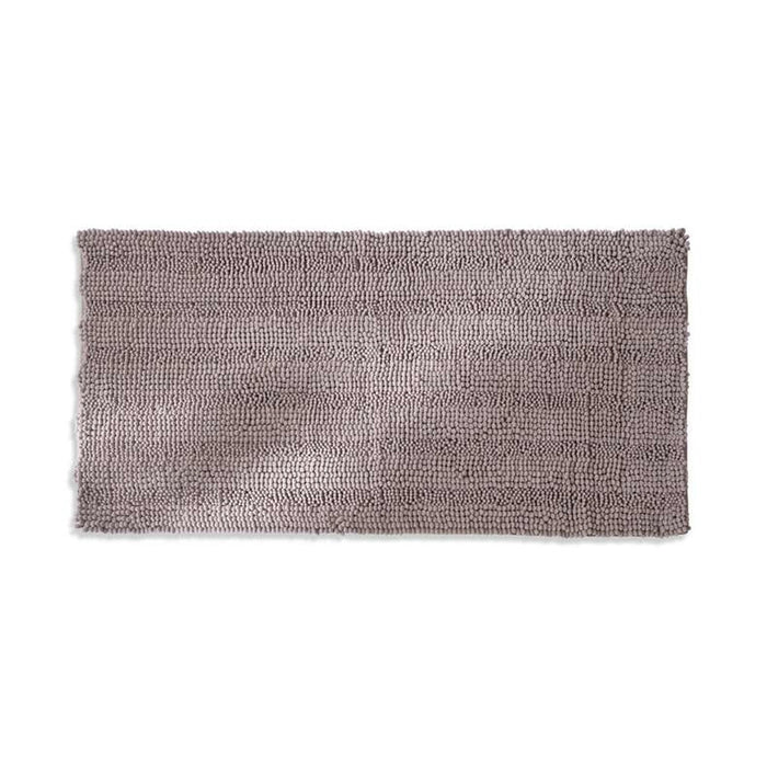 Oasis Soft Plush Chenille Bathmat- Beige - 60x120 cm Pan Home