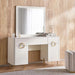 Ocrai Dresser With Mirror Marble - White & Gold Pan Home