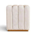 Ocrai Dressing Stool Upholstered- White Pan Home