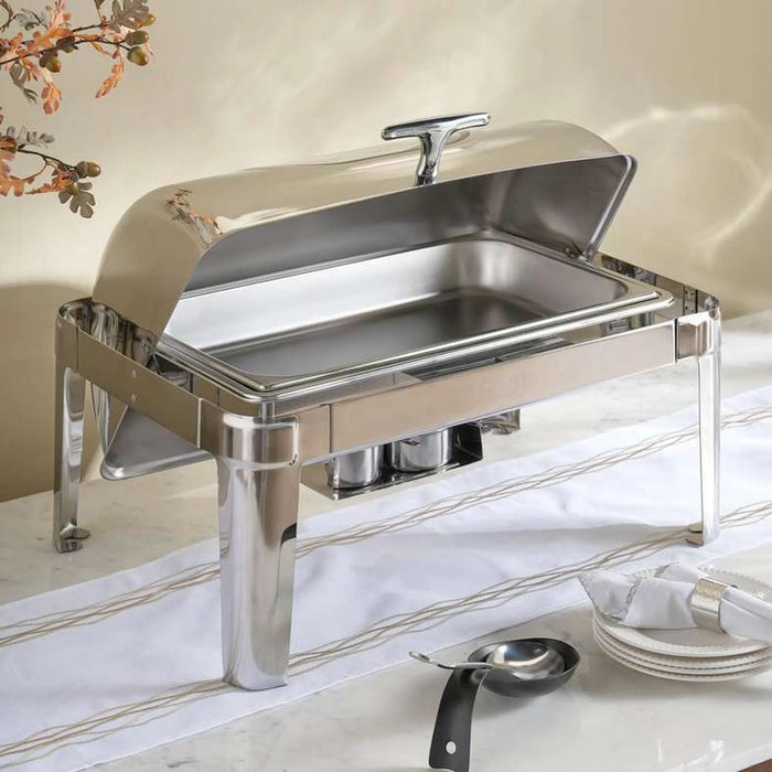Odie Chafing Dish With Window 9L -Chrome