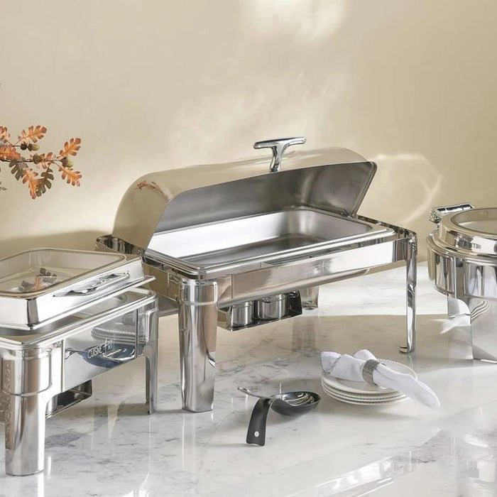 Odie Chafing Dish With Window 9L -Chrome