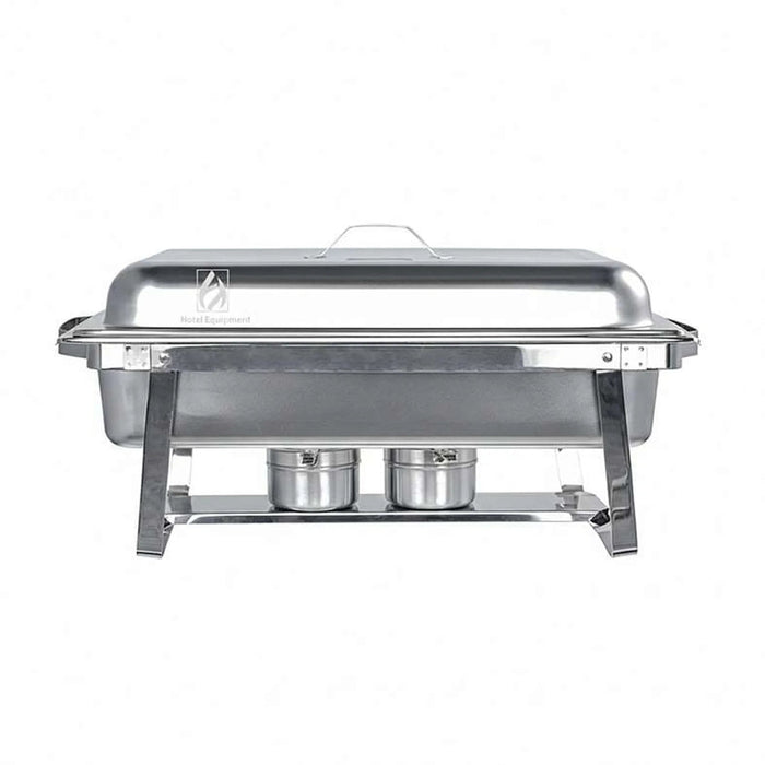 Odie Rectangular Chafing Dish 9L -Chrome Pan Home