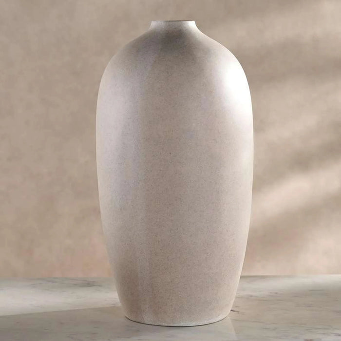 Odin Lesli Polyresin Decor Vase 16X16X30Cm - Beige