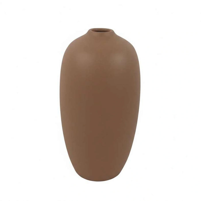 Odin Lesli Polyresin Decor Vase 16X16X30Cm - Brown