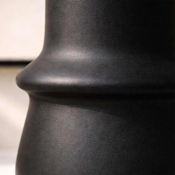 Odin Lydia Polyresin Decor Vase 16.5X16.5X40.5Cm - Black