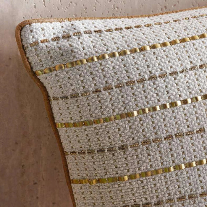 Ohio Glam Down Alternative Filled Cushion 50X50Cm  - Gold Pan Home