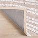 Ohio Tracks Modern Tufted Velvet Touch Rug 200X290Cm - Taupe Pan Home
