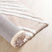 Ohio Tracks Modern Tufted Velvet Touch Rug 200X290Cm - Taupe Pan Home