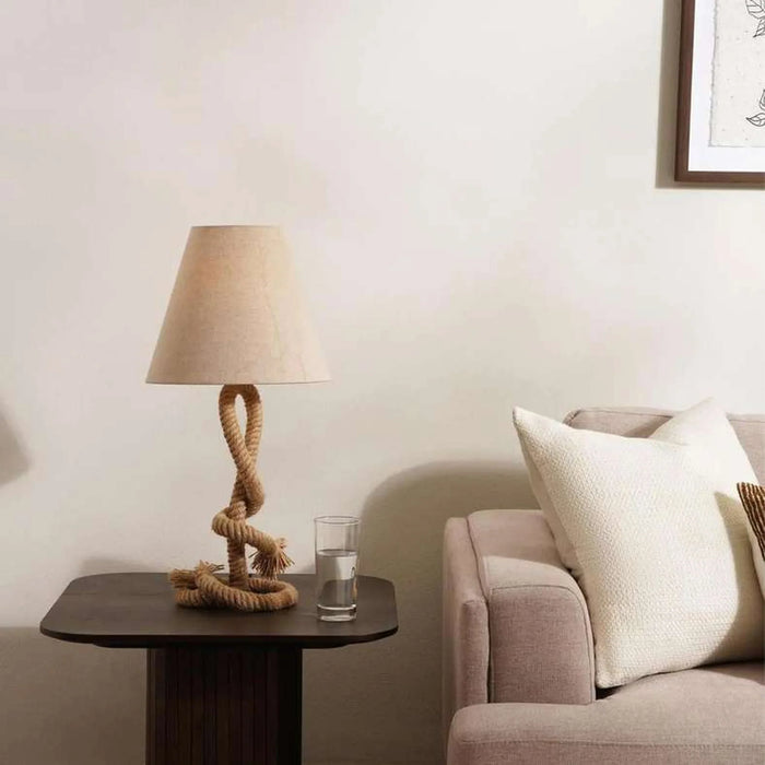 Okra E27 Table Lamp 30X60Cm - Natural