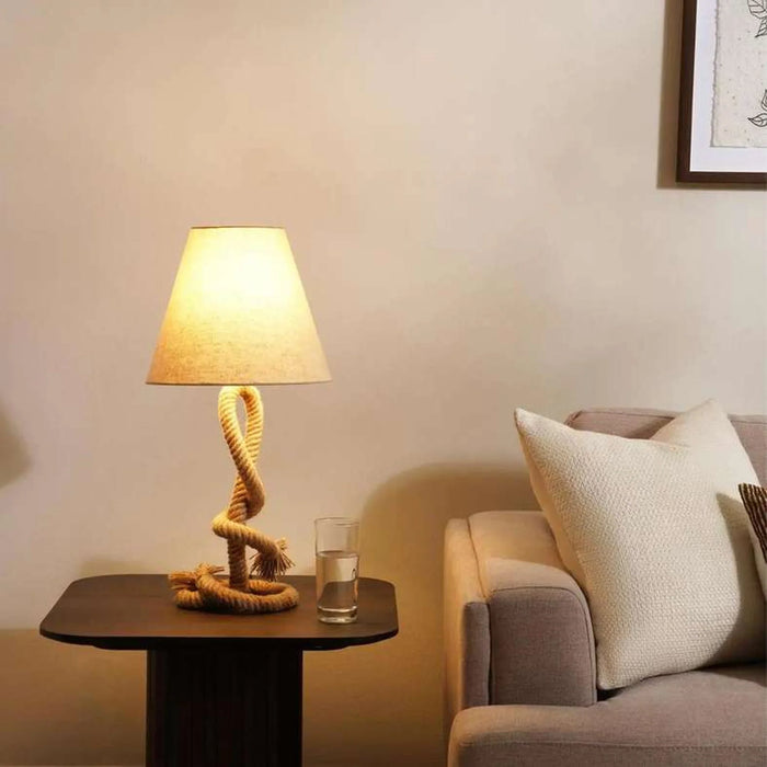 Okra E27 Table Lamp 30X60Cm - Natural