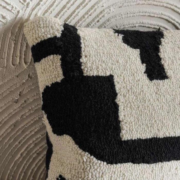 Olef Down Alternative Filled Cushion 35X50Cm - Black Pan Home