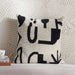 Olef Down Alternative Filled Cushion 50X50Cm - Black Pan Home