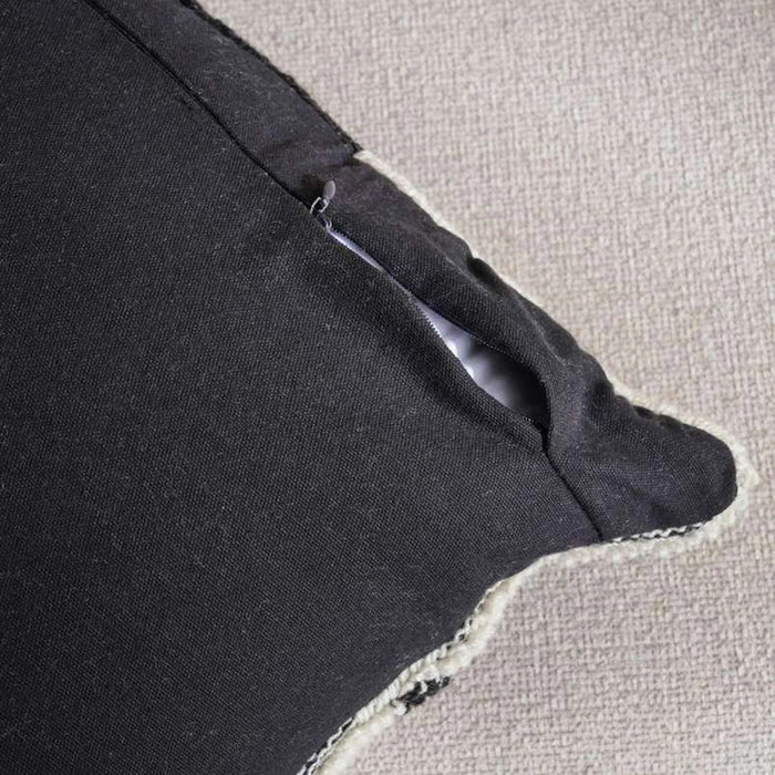 Olef Down Alternative Filled Cushion 50X50Cm - Black Pan Home