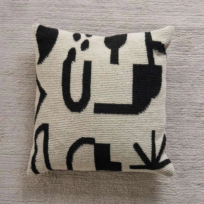 Olef Down Alternative Filled Cushion 50X50Cm - Black Pan Home