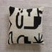 Olef Down Alternative Filled Cushion 50X50Cm - Black Pan Home
