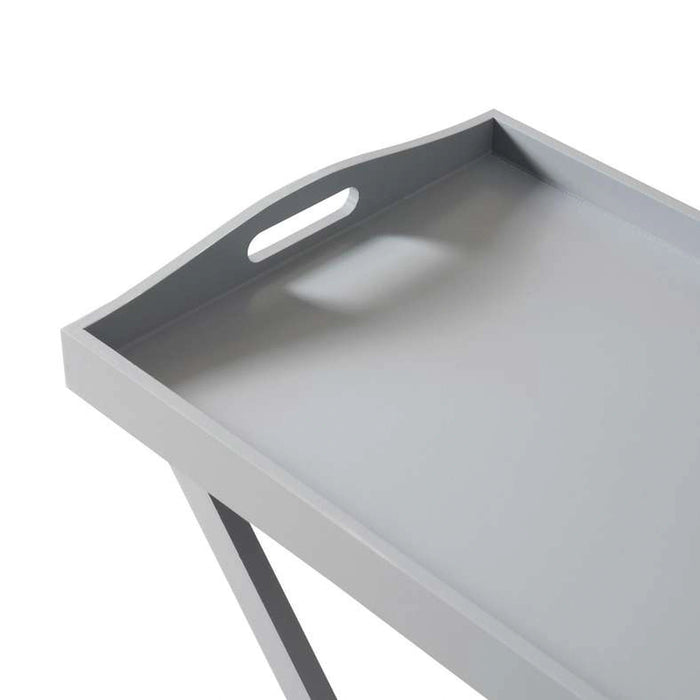 Oliove Folding Table With Tray - Grey Pan Home