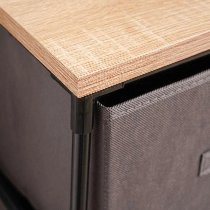 Olive 8 Drawer Storage Cabinet 76X30X89cm - Grey Pan Home