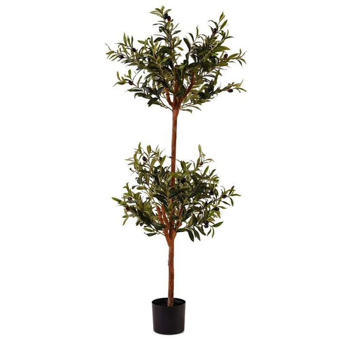 Olive Artificial Tree H136Cm- Green Pan Home
