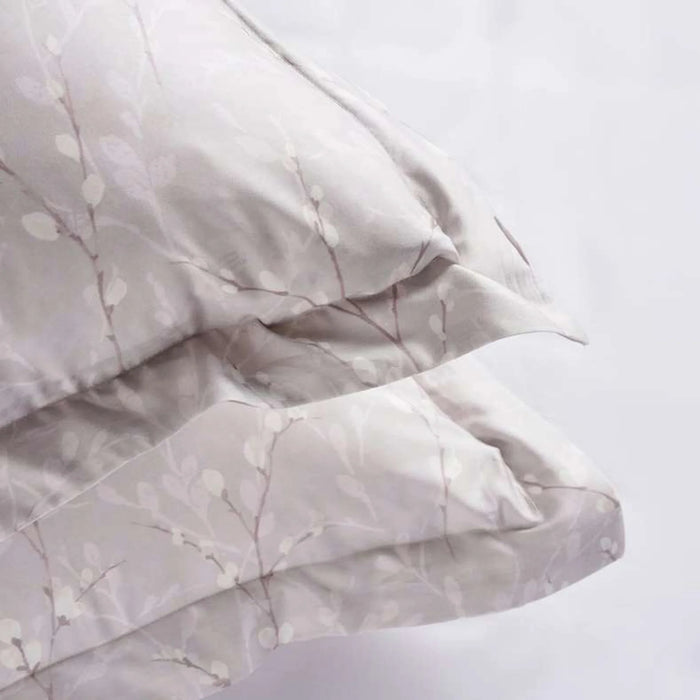 Olivia 3-Piece Tencel Printed Full Comforter Set 160X240Cm - Cream