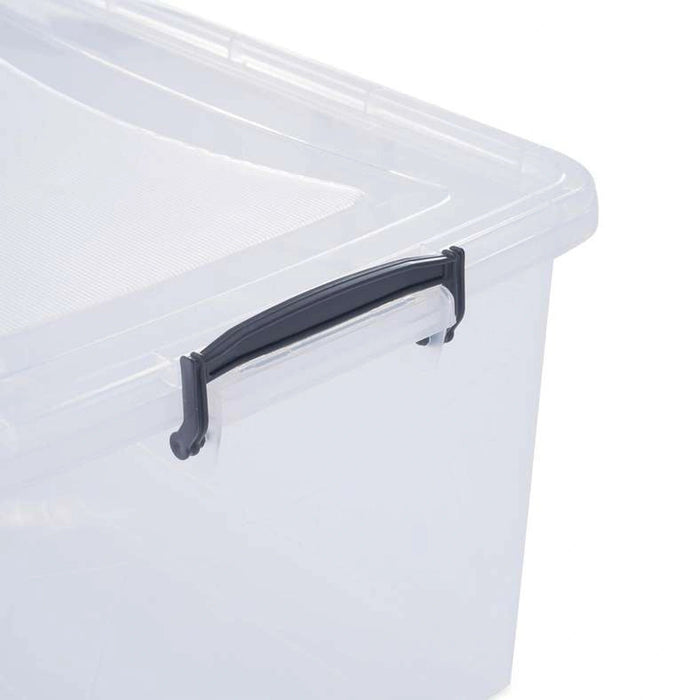 Olivia Storage Box 28L - Clear Pan Home