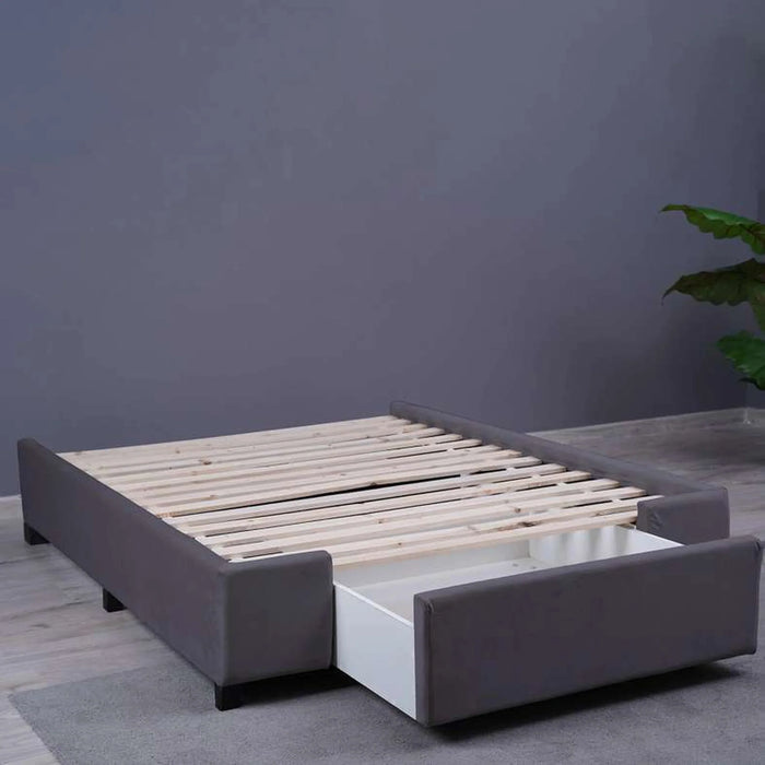 Olympia Base Velvet Grey 150X200 Cm