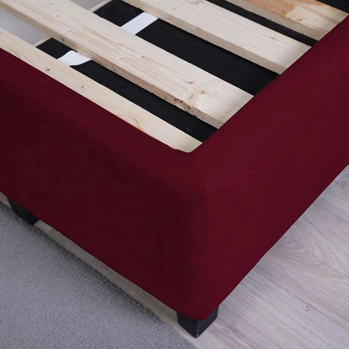 Olympia Base Velvet Maroon 180X200 Cm