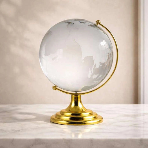 Omni Glass Decorative Globe Dia8X12Cm - Gold Pan Home